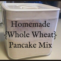 Recipe for Homemade Whole Wheat Pancake Mix
